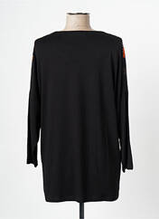 Tunique manches longues noir CHRISTINE LAURE pour femme seconde vue
