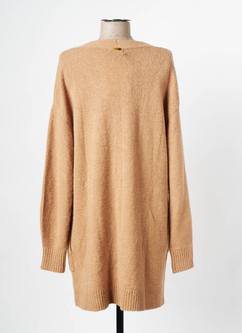 Gilet manches longues beige ANDAM pour femme