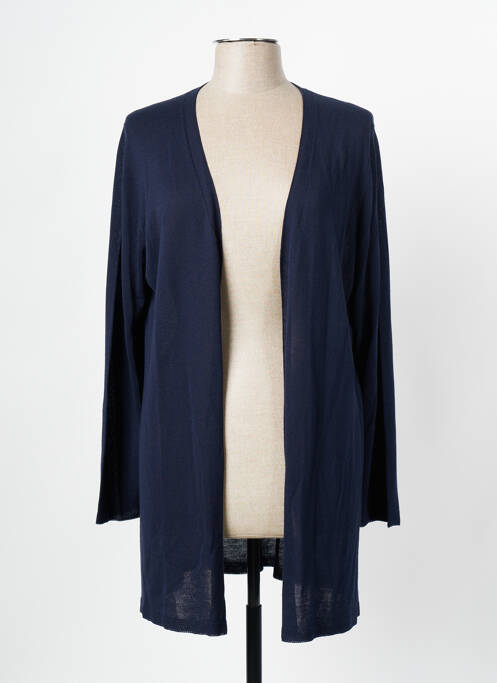 Gilet manches longues bleu MARIA BELLENTANI pour femme