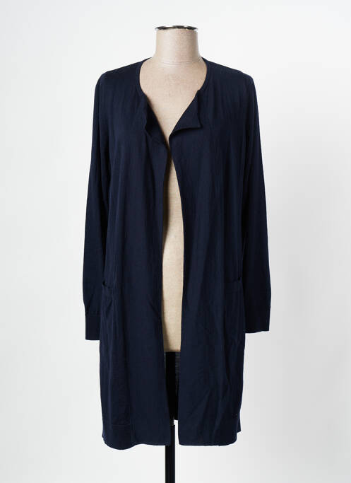 Gilet manches longues bleu MAUD & SACHA pour femme