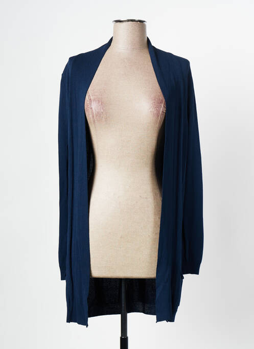 Gilet manches longues bleu RINASCIMENTO pour femme