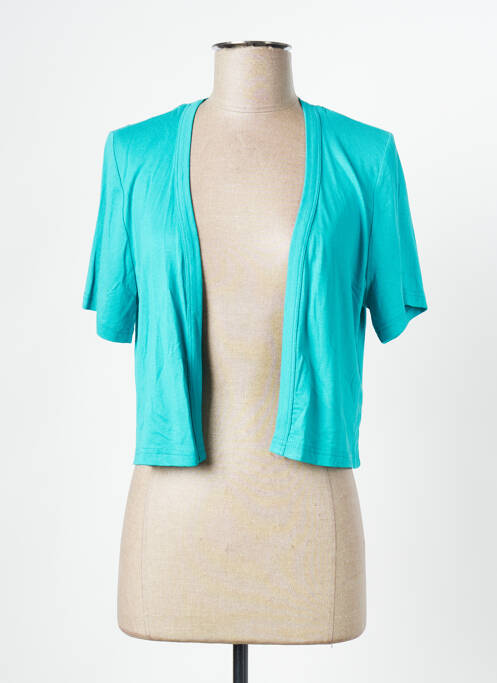 Gilet manches courtes vert CHRISTINE LAURE pour femme