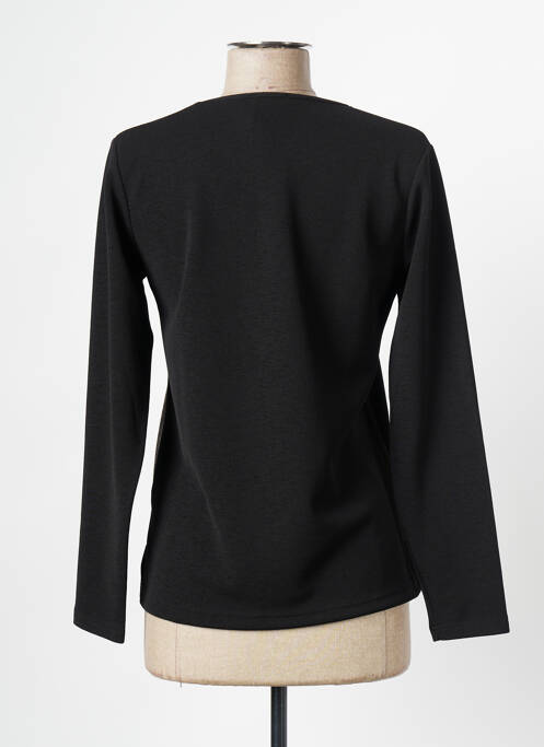 T-shirt noir FRANCE RIVOIRE pour femme