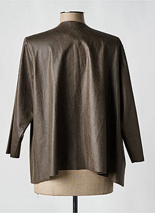 Veste casual coupe droite marron MERI & ESCA femme