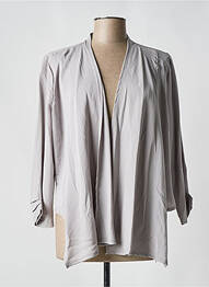 Veste casual coupe droite gris DOLCEZZA femme