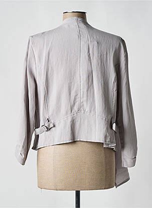 Veste casual coupe droite gris DOLCEZZA femme