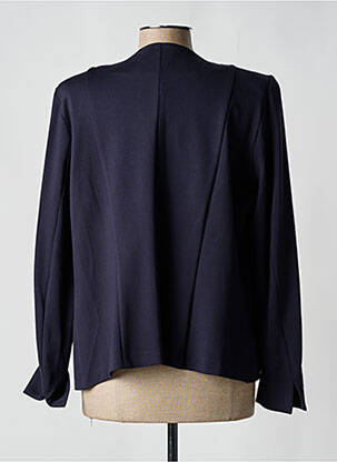 Veste casual finition intérieure doublée bleu FRANCE RIVOIRE femme