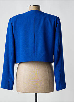 Boléro col rond bleu MICHAELA LOUISA femme