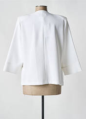 Veste casual blanc FRANCE RIVOIRE pour femme seconde vue