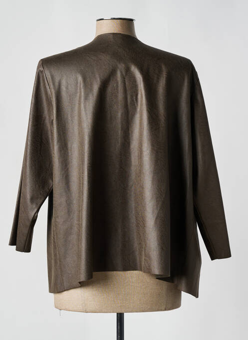 Veste casual coupe droite marron MERI & ESCA femme