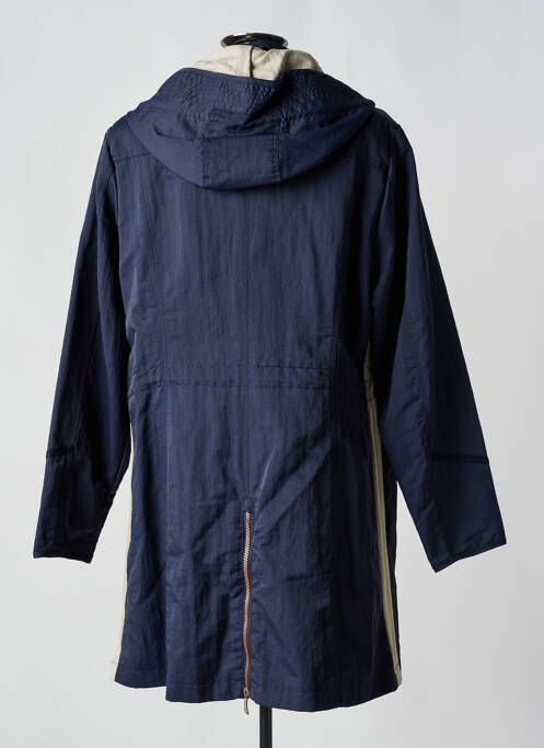 Manteau long bleu JUNGE pour femme