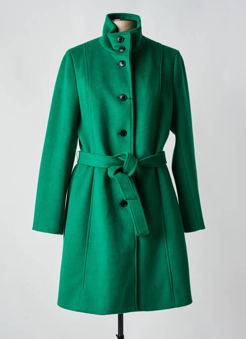 Manteau long vert REVER MILE pour femme