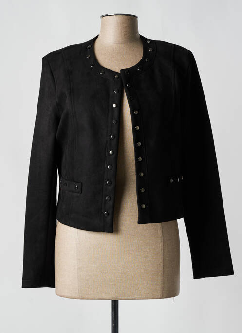 Veste casual noir MISS TIC pour femme