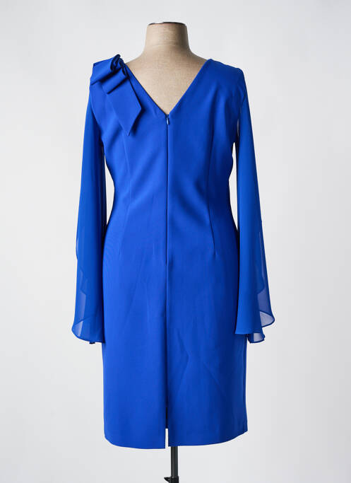 Robe mi-longue manches longues manches longues bleu clair MATHIEU PARIS femme