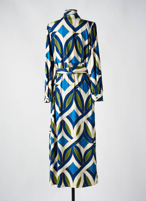 Robe longue bleu K-DESIGN pour femme