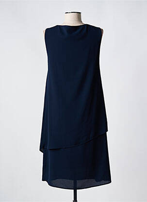Robe mi-longue sans manche sans manche bleu BARILOCHE femme