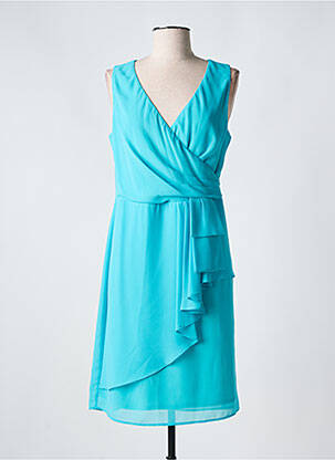 Robe courte sans manche sans manche bleu BARILOCHE femme