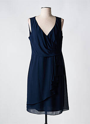 Robe courte sans manche sans manche bleu fonce BARILOCHE femme