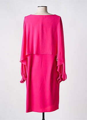 Robe courte manches longues manches longues rose BARILOCHE femme