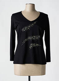 T-shirt manches longues manches longues noir HONEY MOON femme