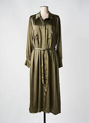 Robe longue vert ANDAM pour femme seconde vue