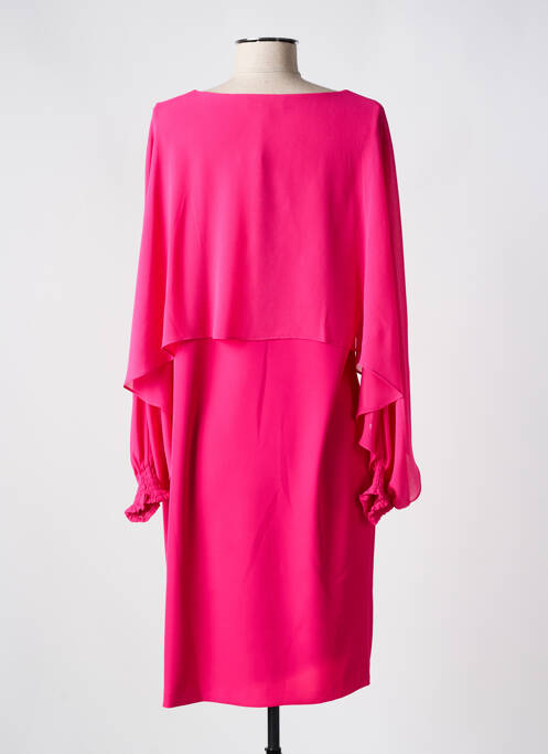 Robe courte manches longues manches longues rose BARILOCHE femme