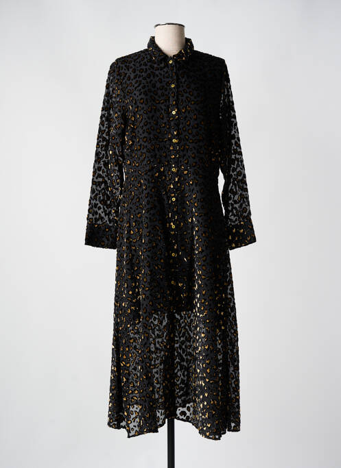 Robe longue gris LEO & UGO pour femme