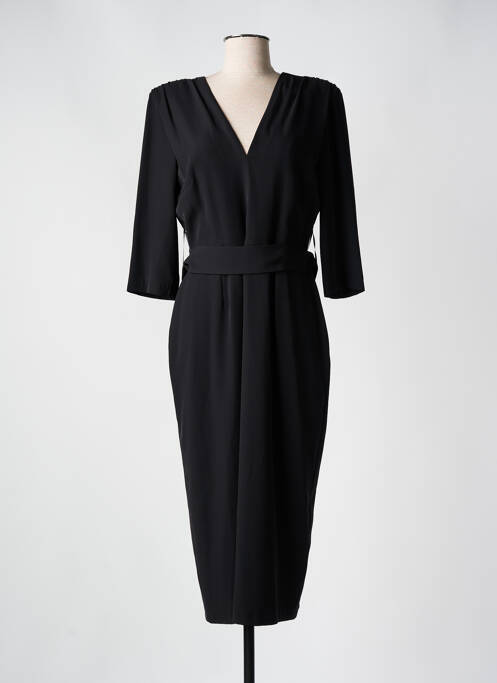 Robe longue noir BARILOCHE pour femme