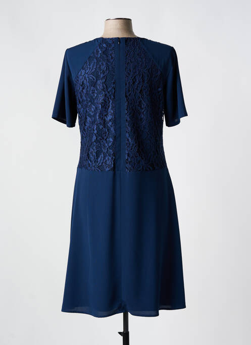 Robe mi-longue bleu FRANCE RIVOIRE femme