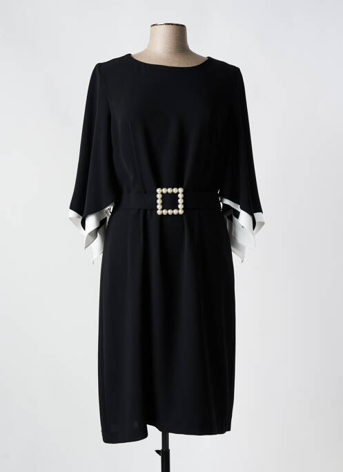 Robe mi-longue noir SONIA K pour femme