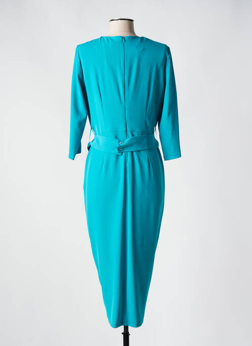 Robe mi-longue vert BARILOCHE pour femme