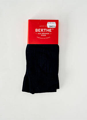 Collants imprimé fantaisie bleu BERTHE AUX GRANDS PIEDS femme