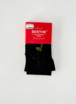 Collants imprimé fantaisie vert BERTHE AUX GRANDS PIEDS femme