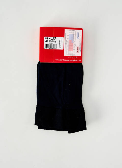 Collants imprimé fantaisie bleu BERTHE AUX GRANDS PIEDS femme