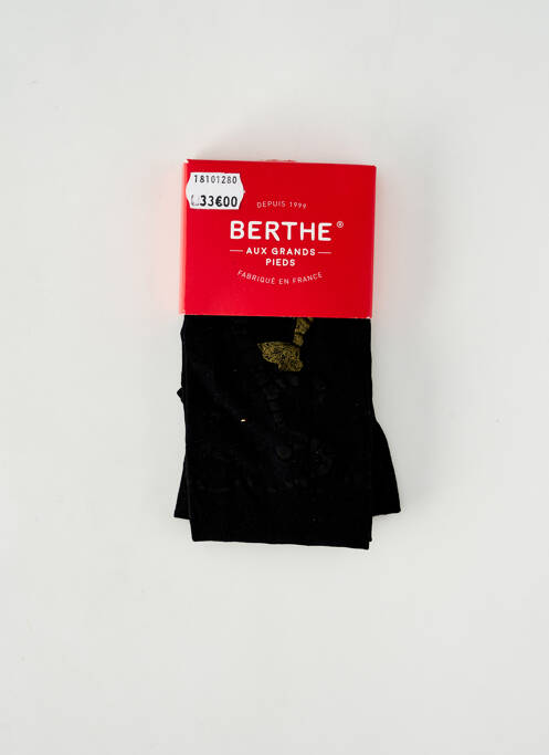 Collants imprimé fantaisie vert BERTHE AUX GRANDS PIEDS femme