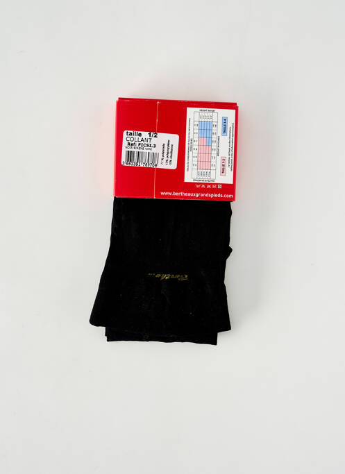 Collants imprimé fantaisie vert BERTHE AUX GRANDS PIEDS femme