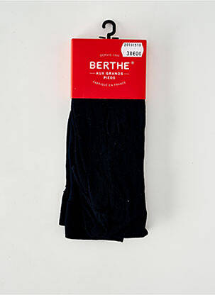 Collants stretch bleu BERTHE AUX GRANDS PIEDS femme