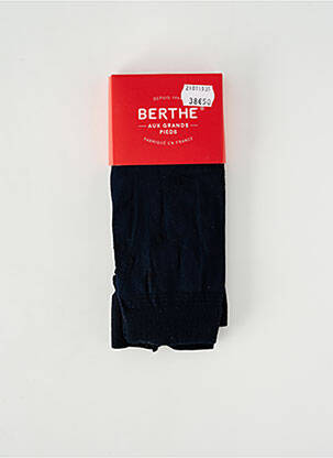 Collants stretch bleu BERTHE AUX GRANDS PIEDS femme