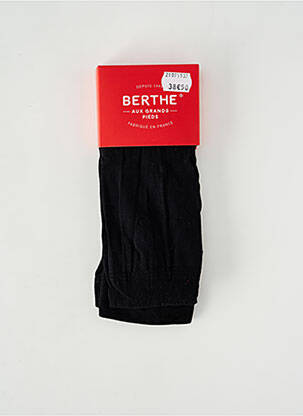 Collants stretch noir BERTHE AUX GRANDS PIEDS femme