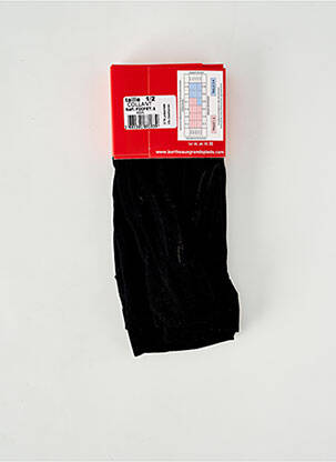 Collants stretch noir BERTHE AUX GRANDS PIEDS femme