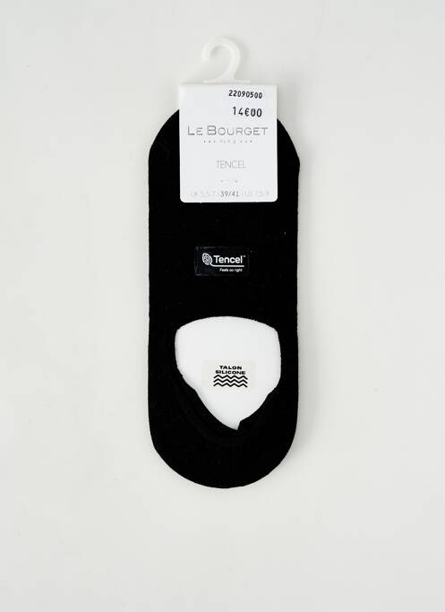 Chaussettes noir LE BOURGET pour femme