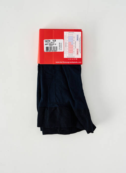 Collants bleu BERTHE AUX GRANDS PIEDS pour femme