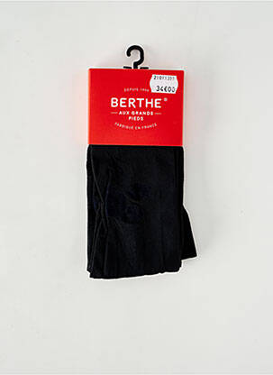 Collants imprimé fantaisie gris BERTHE AUX GRANDS PIEDS femme