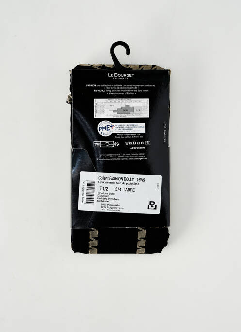 Collants noir LE BOURGET pour femme