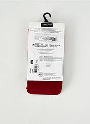 Collants rouge LE BOURGET pour femme seconde vue