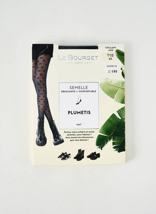 Collants noir LE BOURGET pour femme