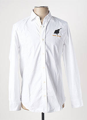 Chemise manches longues manches longues blanc SERGE BLANCO homme
