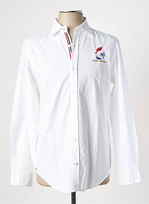 Chemise manches longues manches longues blanc SERGE BLANCO homme