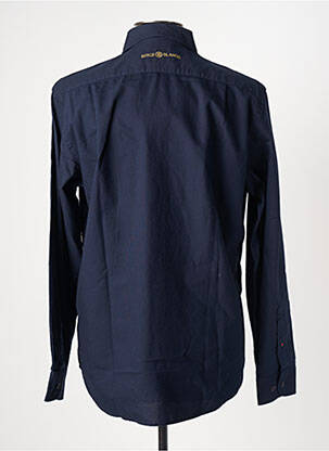 Chemise manches longues manches longues bleu SERGE BLANCO homme
