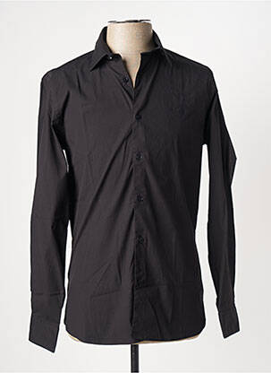 Chemise manches longues manches longues noir SERGE BLANCO homme